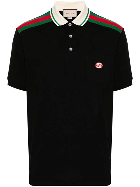 Gucci Interlocking G Cotton Polo Shirt 